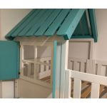 moderndes geschwisterbett etagenbett im kinderzimmer